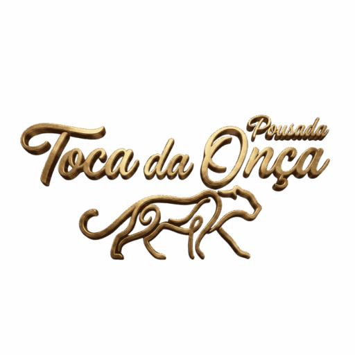 Logotipo oficial da Pousada Toca da Onça em Jaguariaíva, Paraná.