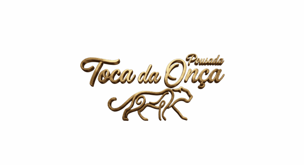 Logotipo oficial da Pousada Toca da Onça em Jaguariaíva, Paraná.
